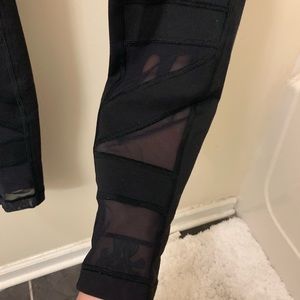 Lululemon Wunder Under Mesh Tech Leggings